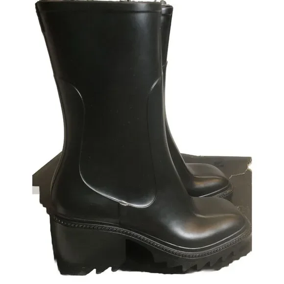 INC Women’s Rain Snow (or Just Rockin’) Boots Eddiie2 Black Size 7 NEW - Picture 3 of 12